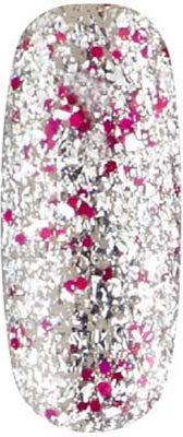 Piste de danse - vernis gel pailleté rose et argent UGGP-A0909 Urban Graffiti 15ml